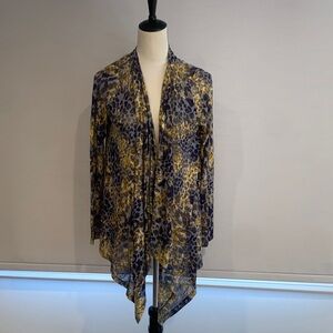 Calvin Klein grey and Yellow mustard Patterned light weight Fabric.